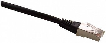 Patch cord FTP cat5e 0,25M černý