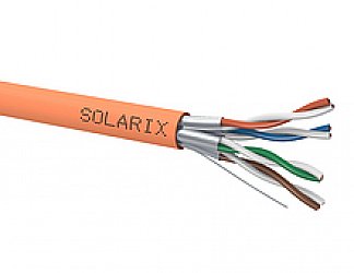 Instal.kabel Solarix CAT6A STP LSOHFR B2ca s1 d1 a1 500m/cívka