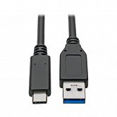 PremiumCord kabel USB-C - USB 3.0 A (USB 3.1 generation 2, 3A, 10Gbit/s) 1m