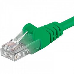 Patch kabel UTP RJ45-RJ45 level 5e 1,5m, zelený