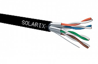 Instalační kabel Solarix CAT6A STP PE Fca 500m