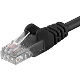PremiumCord Patch kabel UTP RJ45-RJ45 level 5e 0.25m černá