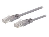Kabel C-TECH patchcord Cat5e, UTP, šedý, 30m