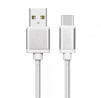 TB Touch USB - USB-C kabel, 2m, stříbrný