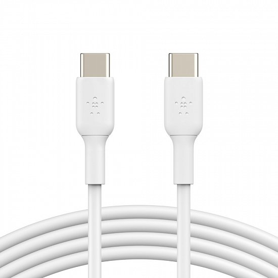 BELKIN kabel USB-C - USB-C, 2m, bílý