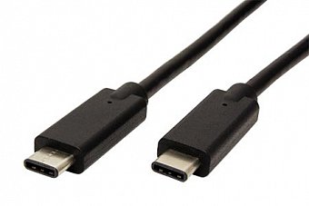 PremiumCord USB-C kabel ( USB 3.1 generation 2, 3A, 10Gbit/s ) černý, 1m
