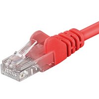 PremiumCord Patch kabel UTP RJ45-RJ45 level 5e 2m červená