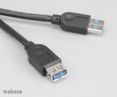 AKASA - prodlužovací kabel USB 3.0 typ A - 1,5 m