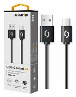 ALIGATOR Datový kabel 2A, USB-C černý
