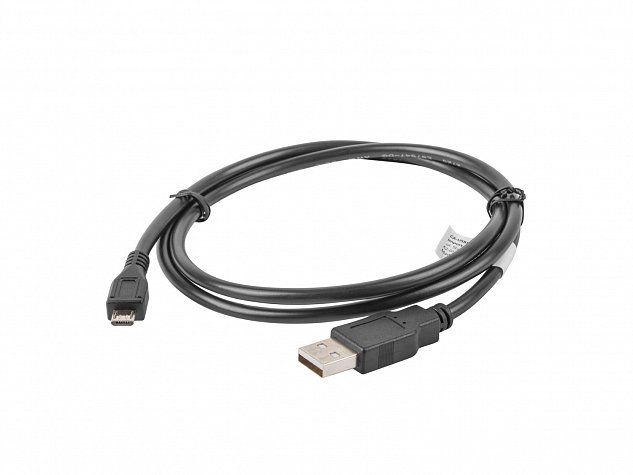 LANBERG Kabel USB 2.0 AM/Micro, 1m, černý