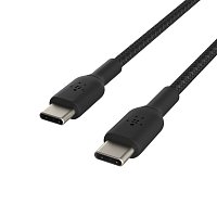 BELKIN kabel oplétaný USB-C - USB-C, 1m, černý