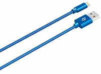 ALIGATOR PREMIUM Datový kabel 2A, Lightning modrý