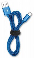 ALIGATOR PREMIUM Datový kabel 2A, Lightning modrý