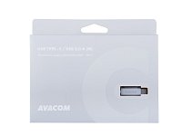 Kabel AVACOM TPC-100S USB - USB Type-C, 100cm, stříbrná