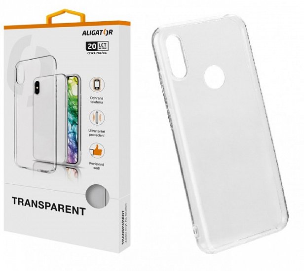 ALIGATOR Pouzdro Transparent Huawei Y6s/Honor 8A