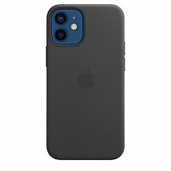 iPhone 12 mini Leather Case with MagSafe Black