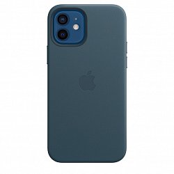 iPhone 12/12 Pro Leather Case with MagSafe B.Blue