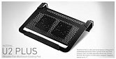 chladicí ALU podstavec Cooler Master NotePal U2 PLUS pro NTB 12-17'' black, 2x8cm fan chladicí ALU podstavec Cooler Master NotePal U2 PLUS pro NTB 12-17'' black, 2x8cm fan