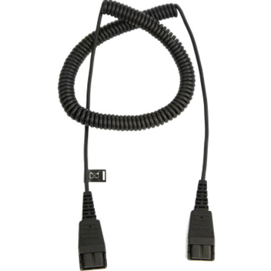 Jabra Extension cord, QD-QD, 0,5-2m, coiled