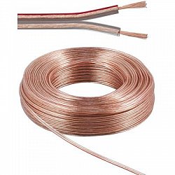 PremiumCord kabel pro repro CU, 2x0,75mm 10m