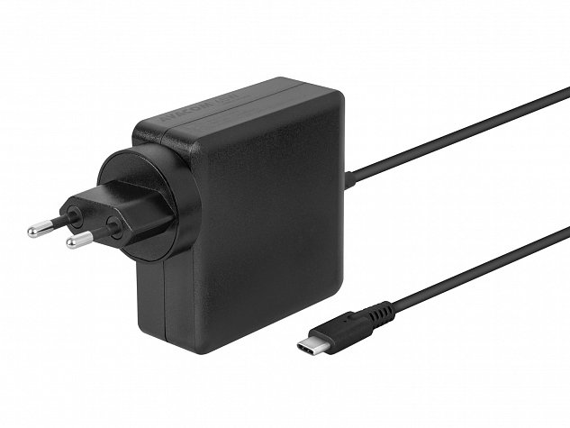 AVACOM nabíjecí adaptér USB Type-C 65W Power Delivery + USB A