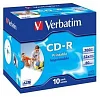 VERBATIM CD-R(10-Pack)Jewel/Printable/52x/700MB