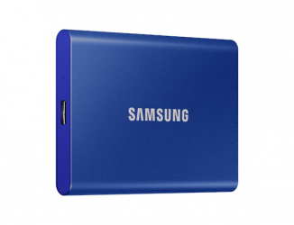 SSD 500GB Samsung externí, modrý