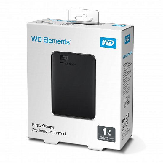 WD Elements Portable/1TB/HDD/Externí/2.5