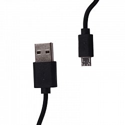 WE Datový kabel micro USB 30cm černý