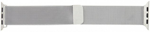Tactical 356 Loop Magnetický Kovový Řemínek pro Apple Watch 1/2/3/4/5/6/SE 42/44mm Silver