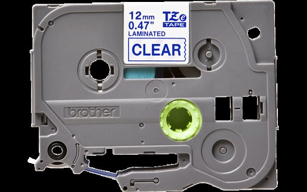 TZE-133 -průsvitná / modrá (12mm, laminovaná)