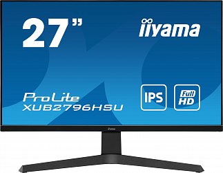 27" iiyama XUB2796HSU-B1: IPS, FullHD@75Hz, 1ms, HDMI, DP, USB, FreeSync, height, pivot, černý