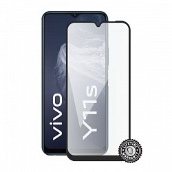 Screenshield VIVO Y11S (full COVER black) Tempered Glass Protection
