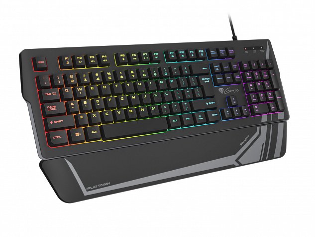 Genesis herní klávesnice RHOD 350 RGB US layout, 7-zónové podsvícení