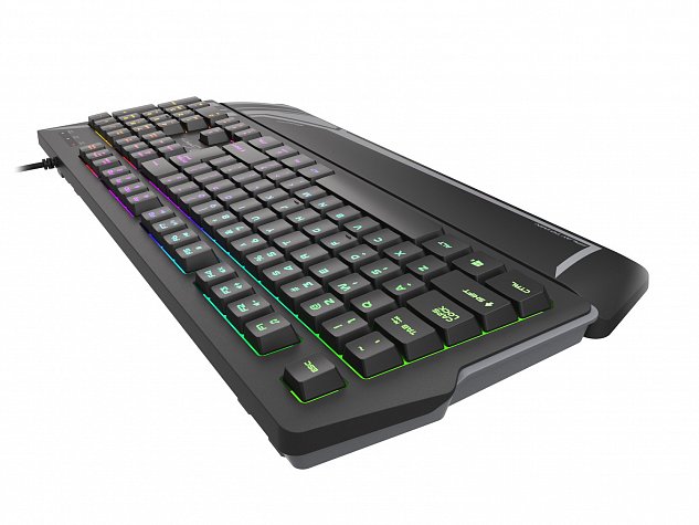 Genesis herní klávesnice RHOD 350 RGB US layout, 7-zónové podsvícení