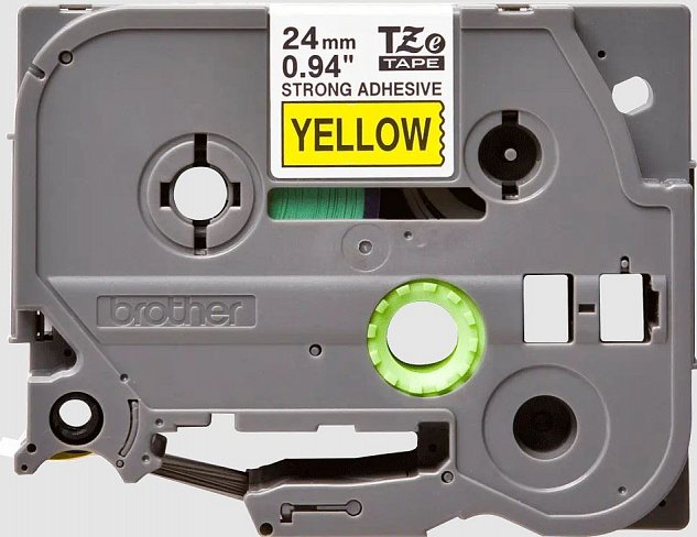 TZE-S651, žlutá/černá, 24mm