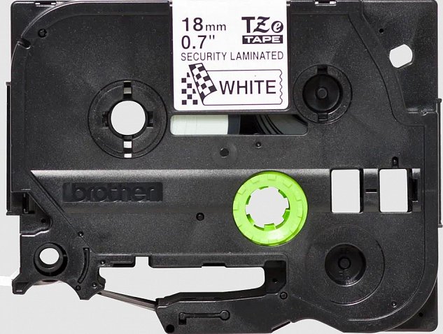 TZ-SE4,  bílá / černá - security tape