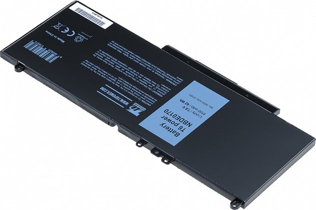 Baterie T6 power Dell Latitude E5270, E5470, E5570, Precision 15 3510, 8100mAh, 62Wh, 4cell, Li-pol