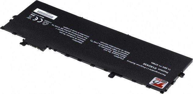 Baterie T6 power Lenovo ThinkPad X1 Carbon 5th, 6th Gen, 4900mAh, 57Wh, 3cell, Li-Pol