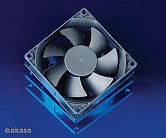 přídavný ventilátor Akasa 80x80x25 black OEM M