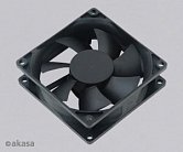 přídavný ventilátor Akasa 80x80x25 black OEM H