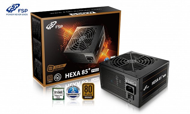 FSP/Fortron HEXA 85+ PRO 550 80PLUS BRONZE, 550W