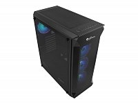 Počítačová skříň Genesis IRID 505 ARGB MIDI (USB 3.0), 4x 120mm ventilátory ARGB