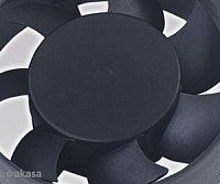ventilátor Akasa - 40x10 mm  - černý