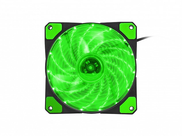 Ventilátor Genesis Hydrion 120, zelené LED, 120mm