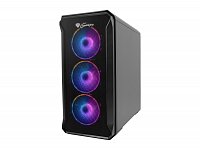 Počítačová skříň Genesis IRID 503 ARGB Mini-ATX, Micro-ITX (USB 3.0), 4x 120m ventilátory ARGB