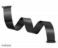 AKASA Riser black XL, 100 cm