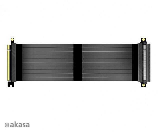 AKASA Riser black X3, 30 cm