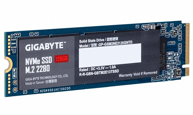 Gigabyte SSD/128GB/SSD/M.2 NVMe/5R
