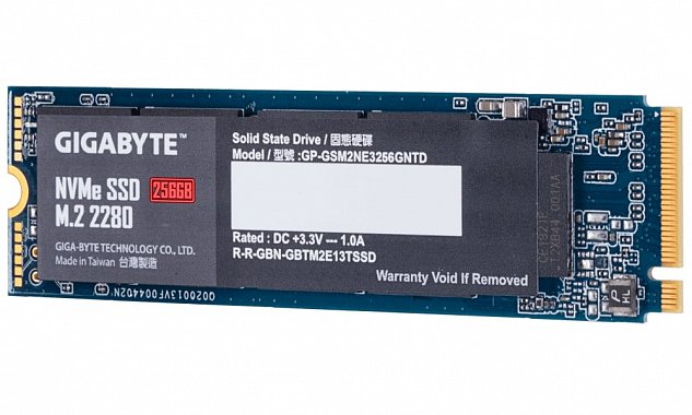 Gigabyte SSD/256GB/SSD/M.2 NVMe/5R